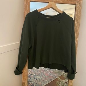 Pine green super soft sweatshirt. Small.